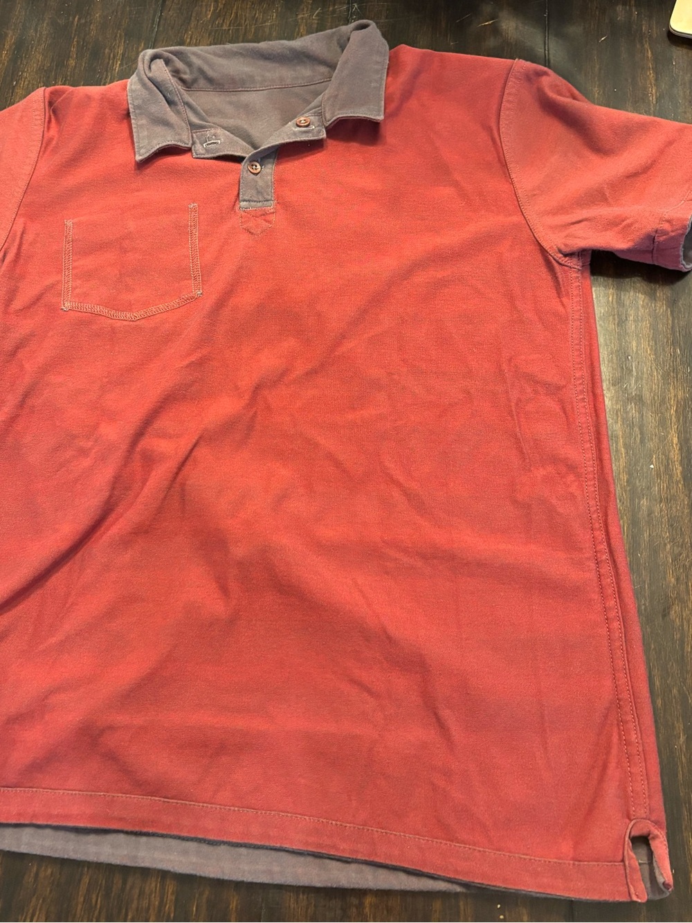Oxygen reversible boys Contrast-Collar Polo Shirt - size medium - Picture 2 of 7